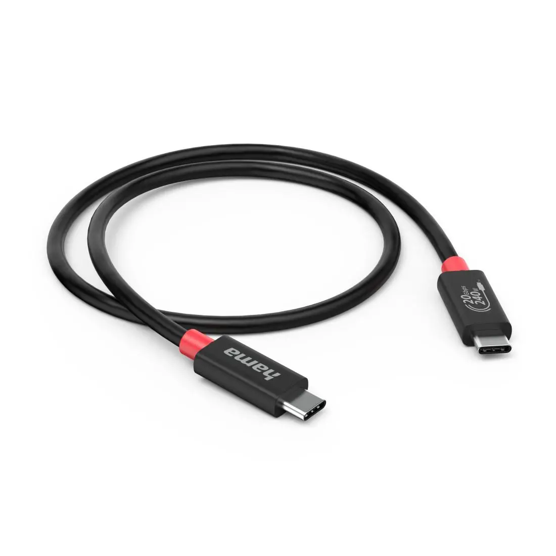 HAMA Кабел USB-C, E-Marker, USB4 Gen2, 20 Gbit/s, 5 A, 240 W, 200788 - image 3