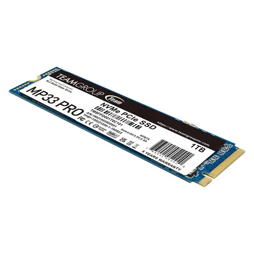 Твърд диск, TEAM SSD MP33 PRO 1TB M2 PCI-E - image 1