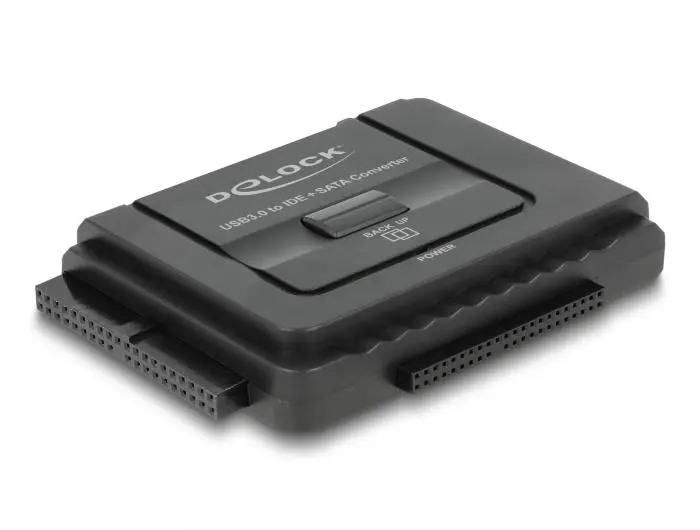 Convertor Delock, USB 5 Gbps - SATA 6 Gb/s / IDE 40 pini / IDE 44 pini, funcție backup