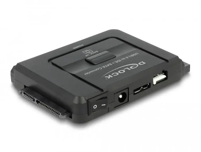 Конвертор Delock, USB 5 Gbps - SATA 6 Gb/s / IDE 40 pin / IDE 44 pin, backup функция - image 1