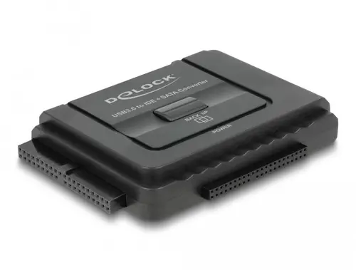 Μετατροπέας Delock, USB 5 Gbps - SATA 6 Gb/s / IDE 40 pin / IDE 44 pin, λειτουργία backup - 1