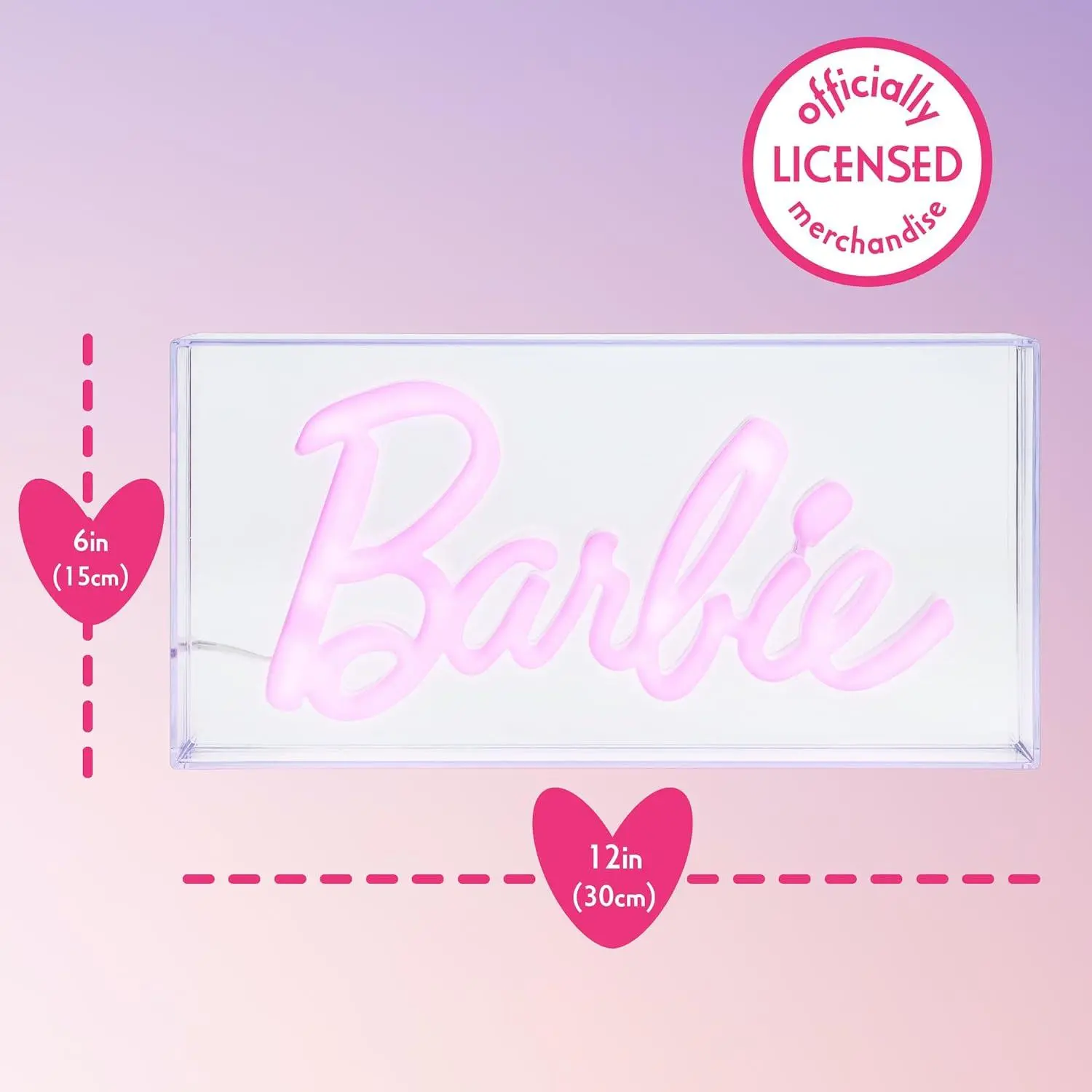 Paladone Barbie LED Neon Light (PP11573BR) - image 1