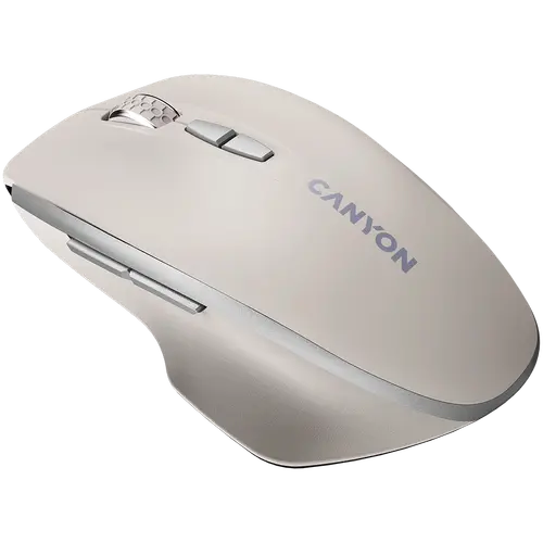 CANYON mouse MW-21 BlueLED 7buttons Wireless Cosmic Latte - image 2