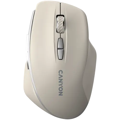 CANYON mouse MW-21 BlueLED 7buttons Wireless Cosmic Latte