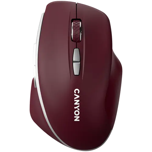 CANYON mouse MW-21 BlueLED 7buttons Wireless Burgundy Red