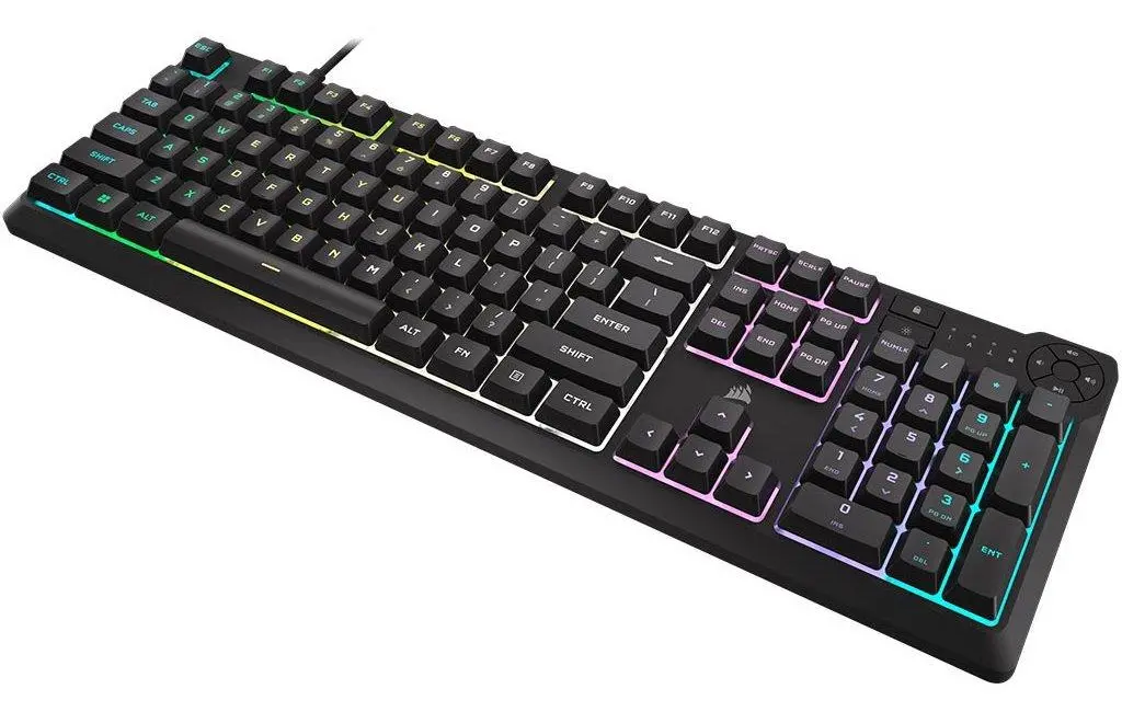 CORSAIR K55 CORE RGB Negru, iluminare din spate RGB cu zece zone complet personalizabilă - image 1