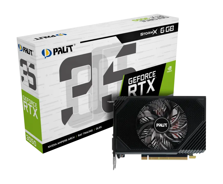 Видео карта, PALIT RTX3050 STORMX 6GB GD6