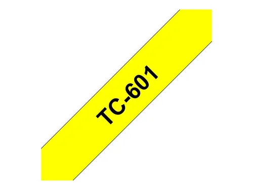 BROTHER P-Touch TC-601 black on yellow 12mm - image 2