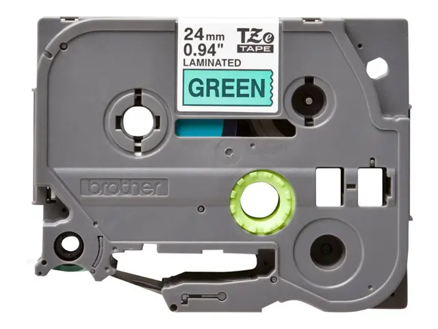 Консуматив, Brother TZe-751 Tape Black on Green, Laminated, 24mm, 8 m - Eco