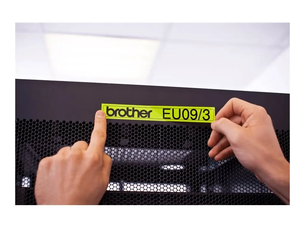 BROTHER P-Touch TZE-C51 μαύρο σε νέον κίτρινο 24mm - image 2