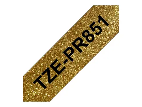 BROTHER TZEPR851 Tape cassettes 24 mm bandwidth Premium gold black