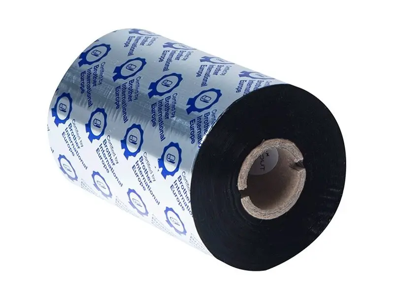 Консуматив, Brother Premium wax/resin black 110mmx450m ribbon (PK OF 8) - image 1