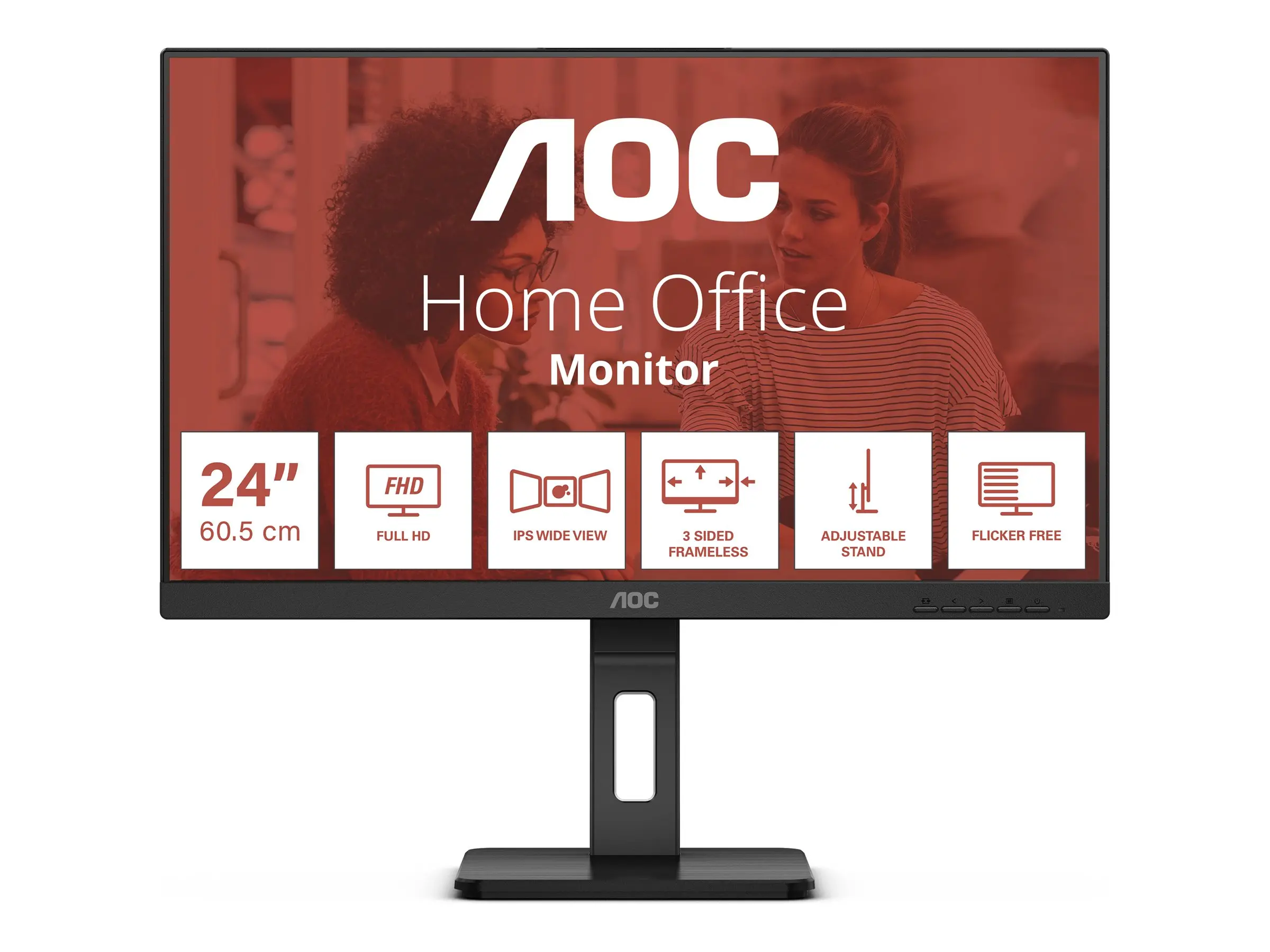 AOC 24E3QAF 23.8inch WLED 1920x1080 IPS 75Hz Black HDMI - image 4