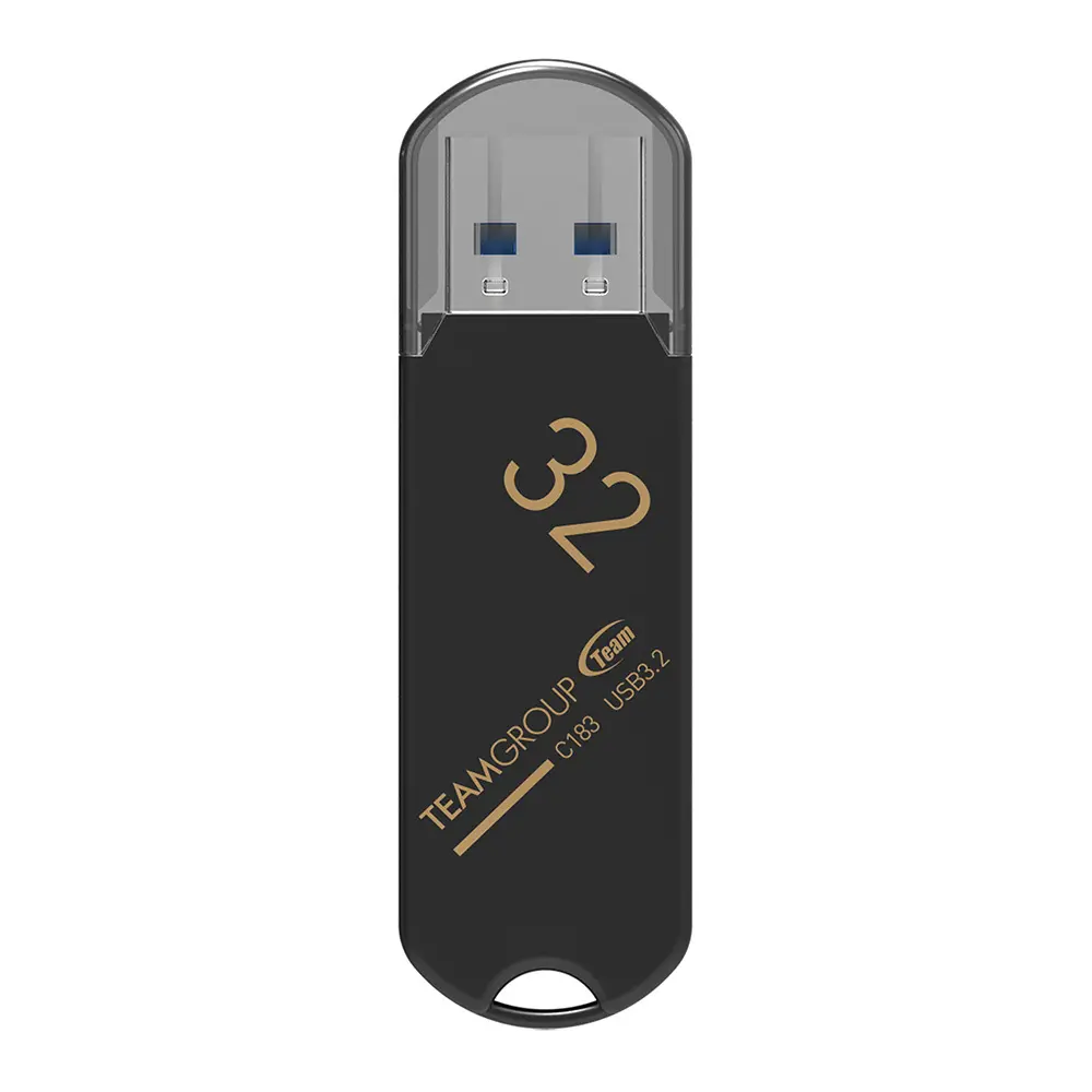 Памет, 32G C183 USB3.2 TEAM BLACK