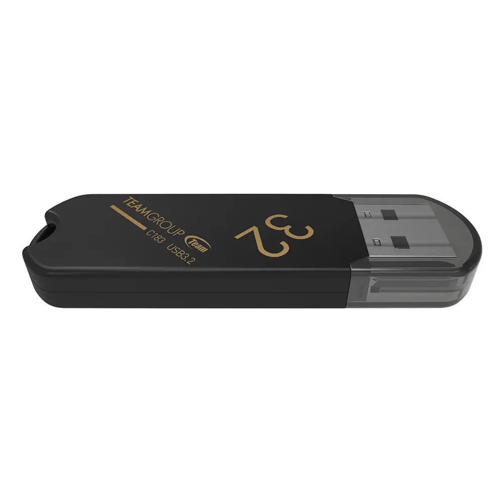 Памет, 32G C183 USB3.2 TEAM BLACK - image 1