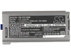 Батерия за лаптоп Panasonic Toughbook CF-30, CF-31, CF-53  CF-VZSU46   10,65V 8400mAh CAMERON SINO
