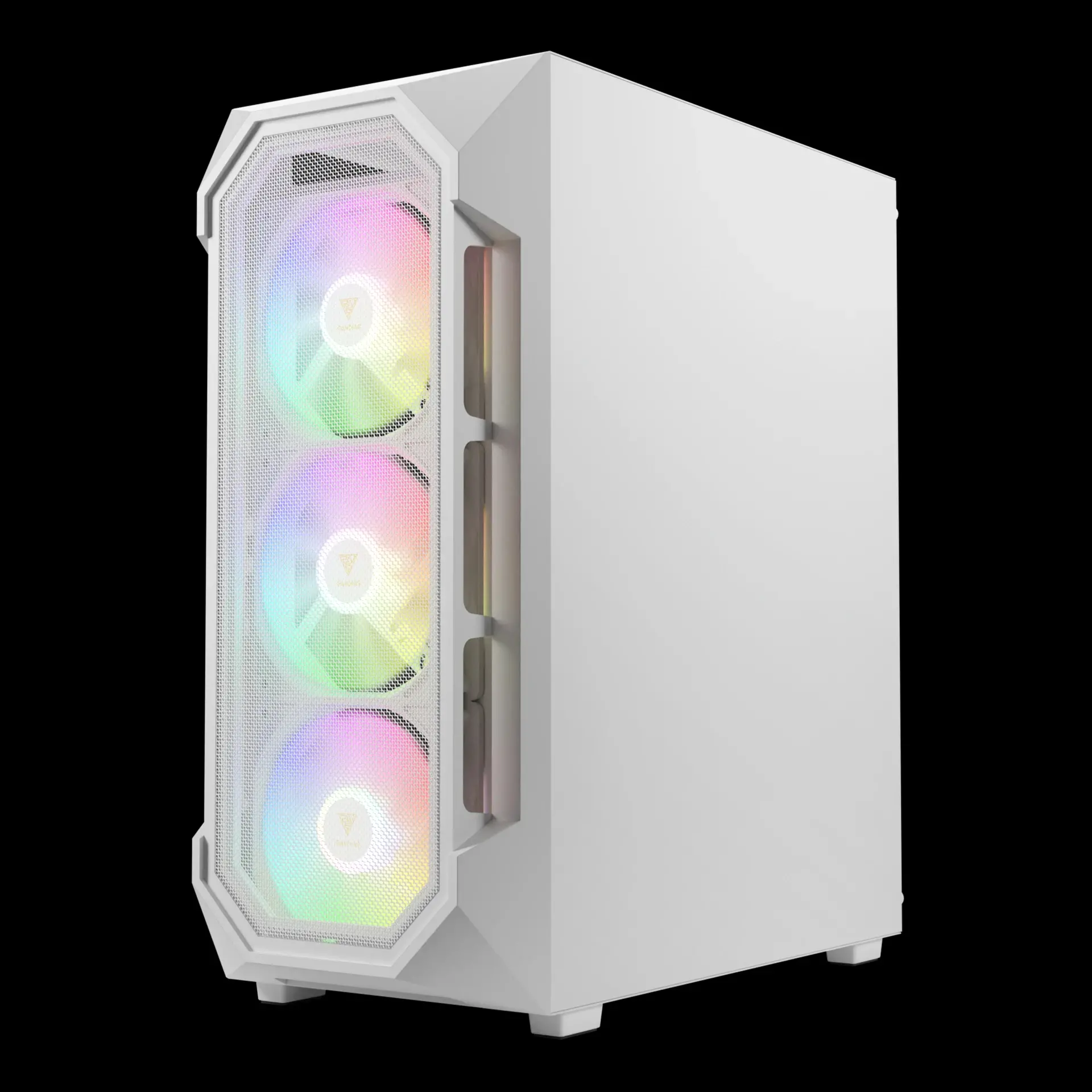Gamdias кутия Case ATX - AURA GC1 Elite White - Mesh, RGB, Tempered Glass - image 5