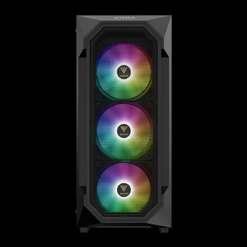 Gamdias carcasă Carcasă ATX - AURA GC1 Elite - Mesh, RGB, Sticlă securizată - 5