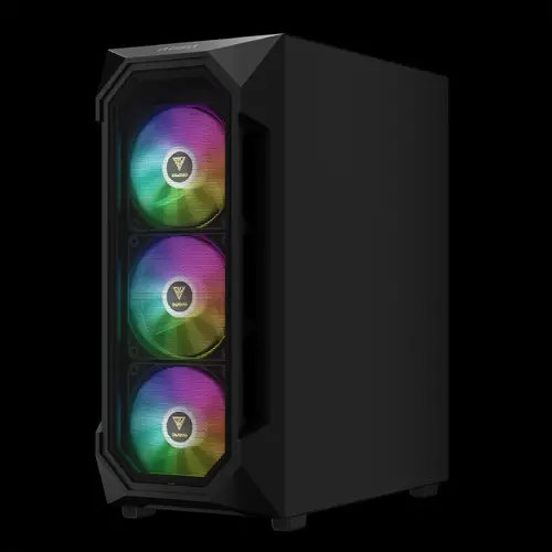 Gamdias carcasă Carcasă ATX - AURA GC1 Elite - Mesh, RGB, Sticlă securizată - 6
