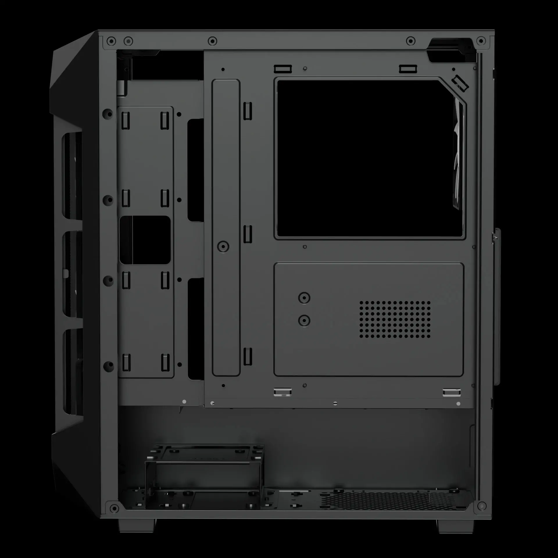 Gamdias carcasă Carcasă ATX - AURA GC1 Elite - Mesh, RGB, Sticlă securizată - image 7