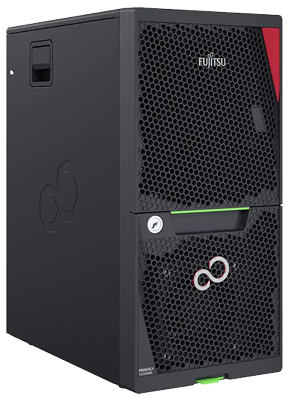 Сървър, Fujitsu PRIMERGY TX1310 M5, Intel Xeon  E-2324G 4C/4T 3.10 GHz, 1x32GB 2Rx8 DDR4-3200 U ECC, 2xSSD SATA 6G 480GB Read-Int. 3.5" N H-P, Max.4x3.5", RAID 0/1/10, 2x1GB(RJ45), ErP Lot9 conf.for SSD, No PCord, 2x M2 slots, TPM 2.0 V1, PSU 284W, FTS wide/FTS - image 1