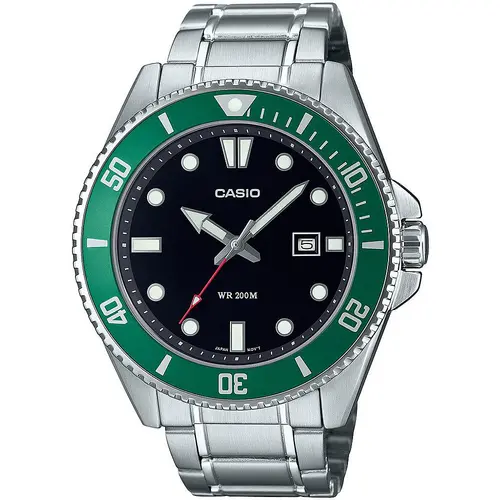 Мъжки аналогов часовник Casio Diving - MDV-107D-3AVEF