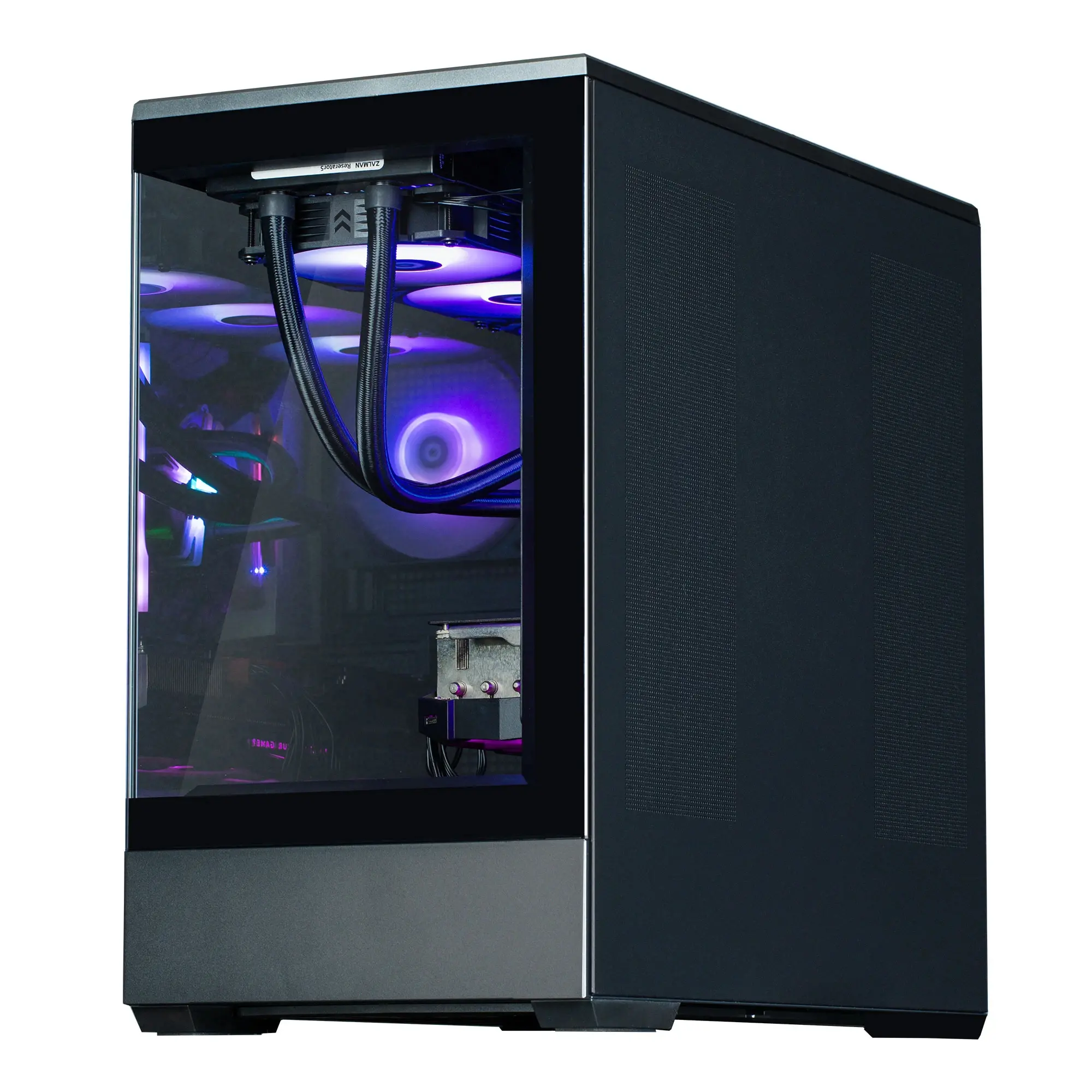 Zalman carcasă mATX - P30 Black - aRGB, Tempered Glass - image 11