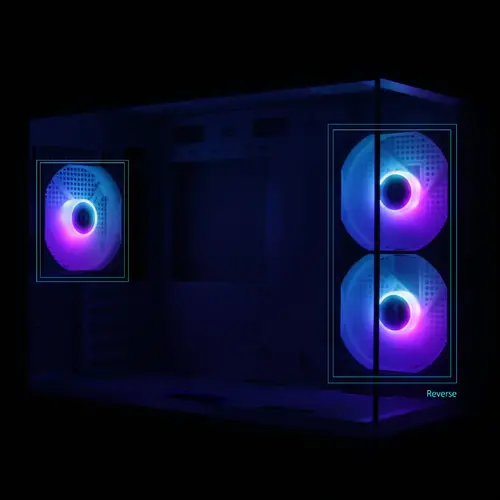 Zalman кутия Case mATX - P30 Black - aRGB, Tempered Glass - image 16