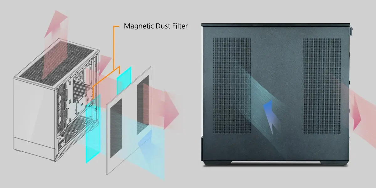 Zalman κουτί mATX - P30 Black - aRGB, Tempered Glass - image 21