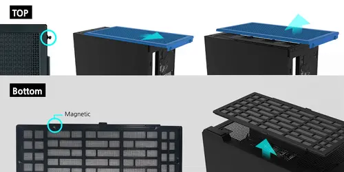 Zalman кутия Case mATX - P30 Black - aRGB, Tempered Glass - image 22