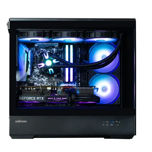 Zalman κουτί mATX - P30 Black - aRGB, Tempered Glass - 9