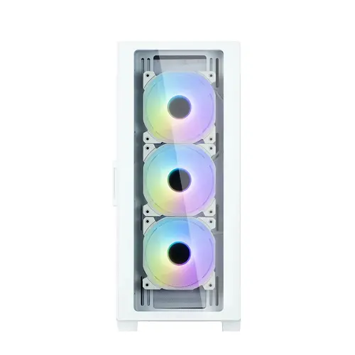 Zalman кутия Case ATX - I3 NEO TG White - aRGB, Tempered Glass - image 2