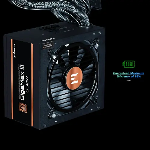 Zalman захранване PSU GigaMax III ATX 3.0 850W Bronze - ZM850-GV3 - 16
