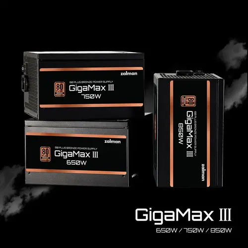 Zalman sursă de alimentare PSU GigaMax III ATX 3.0 750W Bronze - ZM750-GV3 - 16
