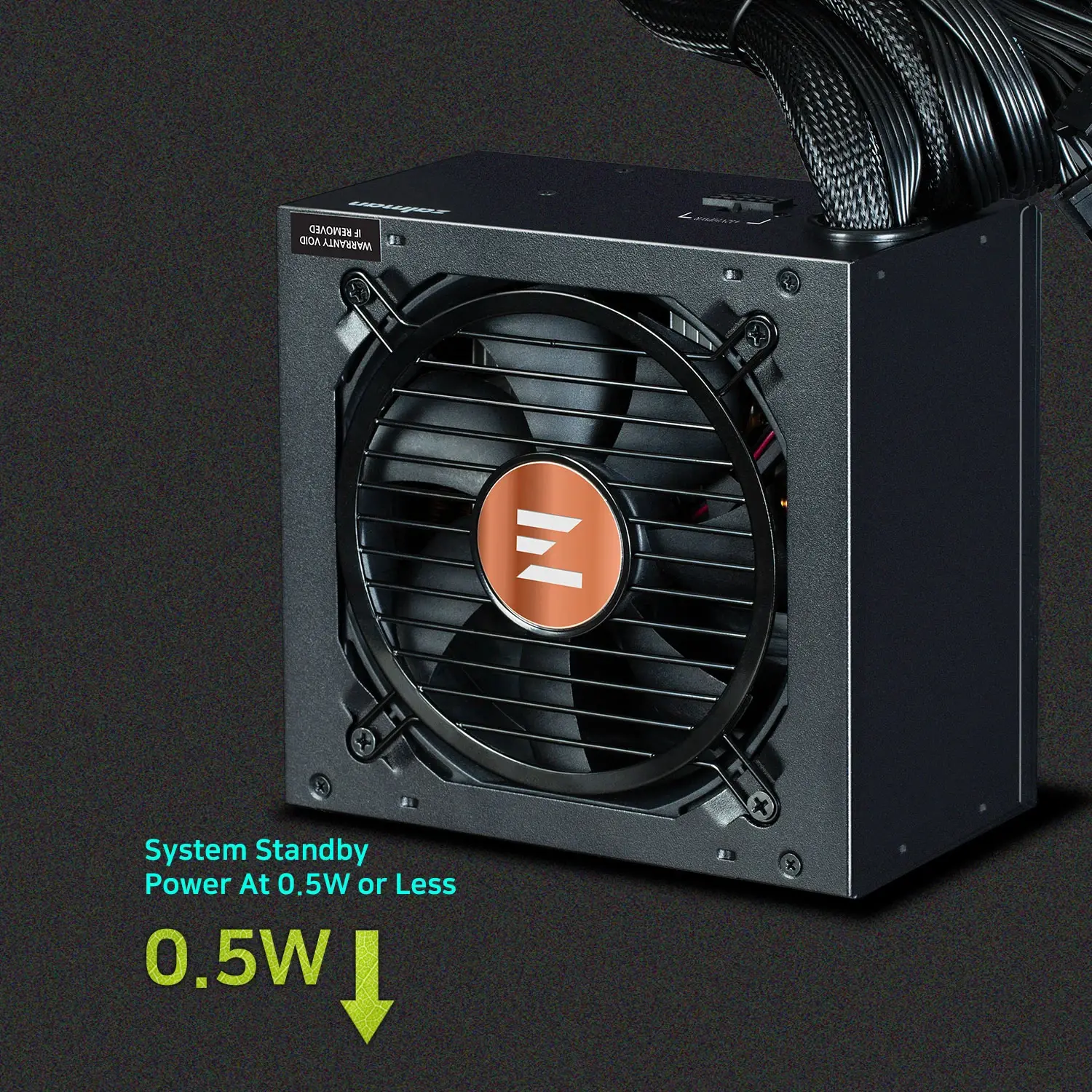 Zalman захранване PSU GigaMax III ATX 3.0 650W Bronze - ZM650-GV3 - image 10