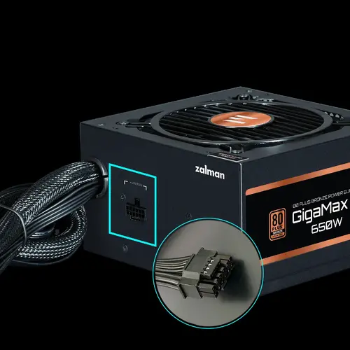 Zalman захранване PSU GigaMax III ATX 3.0 650W Bronze - ZM650-GV3 - 14