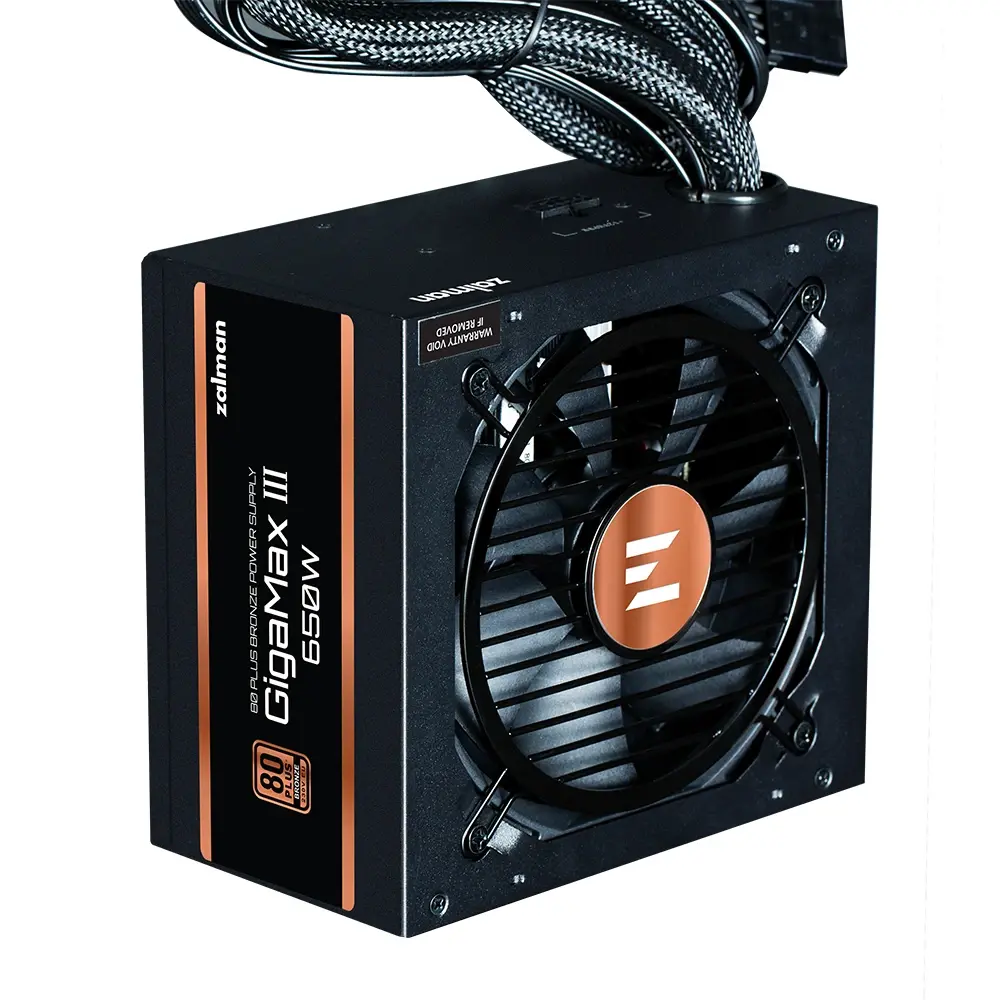Zalman τροφοδοτικό PSU GigaMax III ATX 3.0 650W Bronze - ZM650-GV3 - image 2
