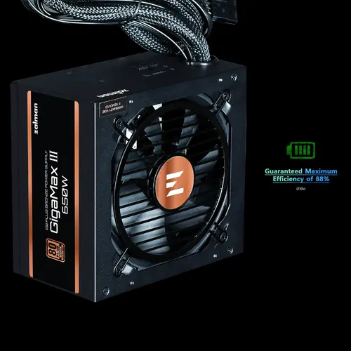 Zalman τροφοδοτικό PSU GigaMax III ATX 3.0 650W Bronze - ZM650-GV3 - 9