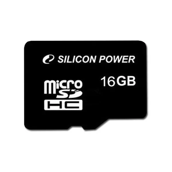 SILICON POWER memory card Micro SDHC 16GB Class 10 + Adapter - image 2