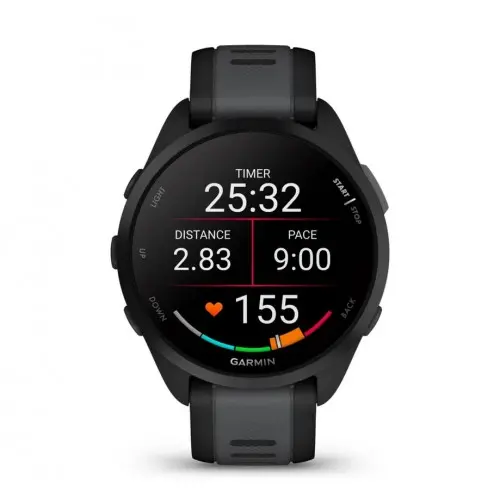 Garmin Forerunner® 165 - Forerunner® 165 - Black/Slate grey 010-02863-20 - image 1
