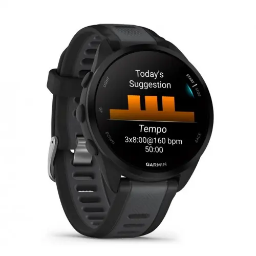 Garmin Forerunner® 165 - Forerunner® 165 - Black/Slate grey 010-02863-20 - image 2