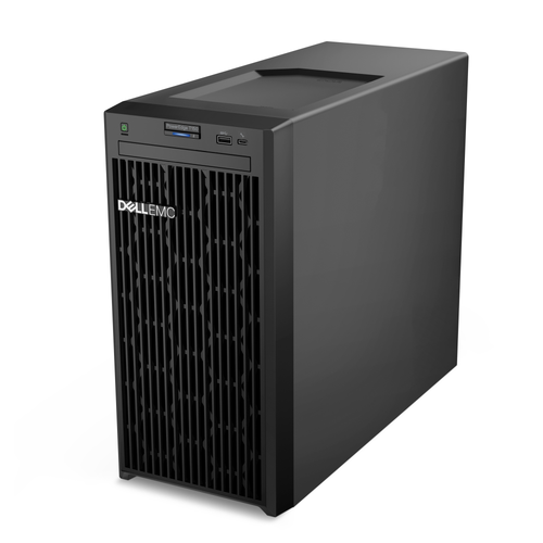 Сървър, Dell PowerEdge T150, Chassis 4 x 3.5", Xeon E-2314, 16GB UDIMM 3200 ECC, 1x2TB cabled HDD, No Controller, Broadcom 5720 Dual Port LOM, iDRAC9 Basic 15G, 36M Basic NBD