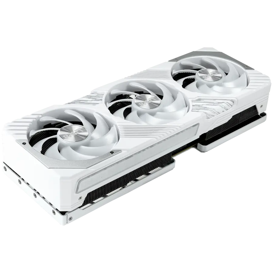 Palit GeForce RTX 4070Ti GamingPro White OC 12GB GDDR6X, 192 bit, 2310 Mhz/2670 Mhz, 1x HDMI 2.1a, 3x DP 1.4a, 3 Fan, 1x 16-pin pwr connector, recommended pwr 750W, NED407TV19K9-1043W - image 3