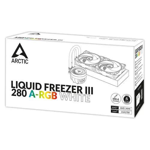 Arctic водно охлаждане Liquid Freezer III 280 A-RGB White - image 5