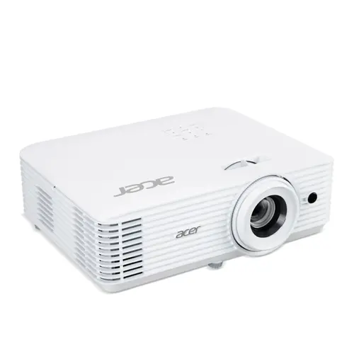 Мултимедиен проектор, Acer Projector H6815ATV , DLP, 4K UHD (3840x2160), 4000 ANSI Lm, 10 000:1, HDR Comp., 24/7 oper., AndroidTV V10.0, 2xHDMI, VGA in, RS232, Audio in/out, SPDIF, 10W, 3.1Kg, Lamp life up to 12000 hours, White+Logitech Wireless Presenter R400 - image 1