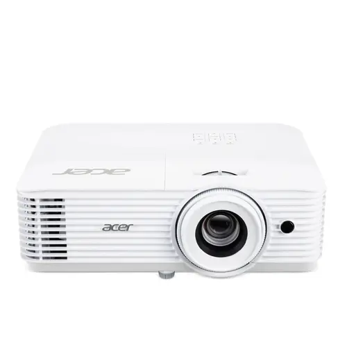 Мултимедиен проектор, Acer Projector H6815ATV , DLP, 4K UHD (3840x2160), 4000 ANSI Lm, 10 000:1, HDR Comp., 24/7 oper., AndroidTV V10.0, 2xHDMI, VGA in, RS232, Audio in/out, SPDIF, 10W, 3.1Kg, Lamp life up to 12000 hours, White+Logitech Wireless Presenter R400