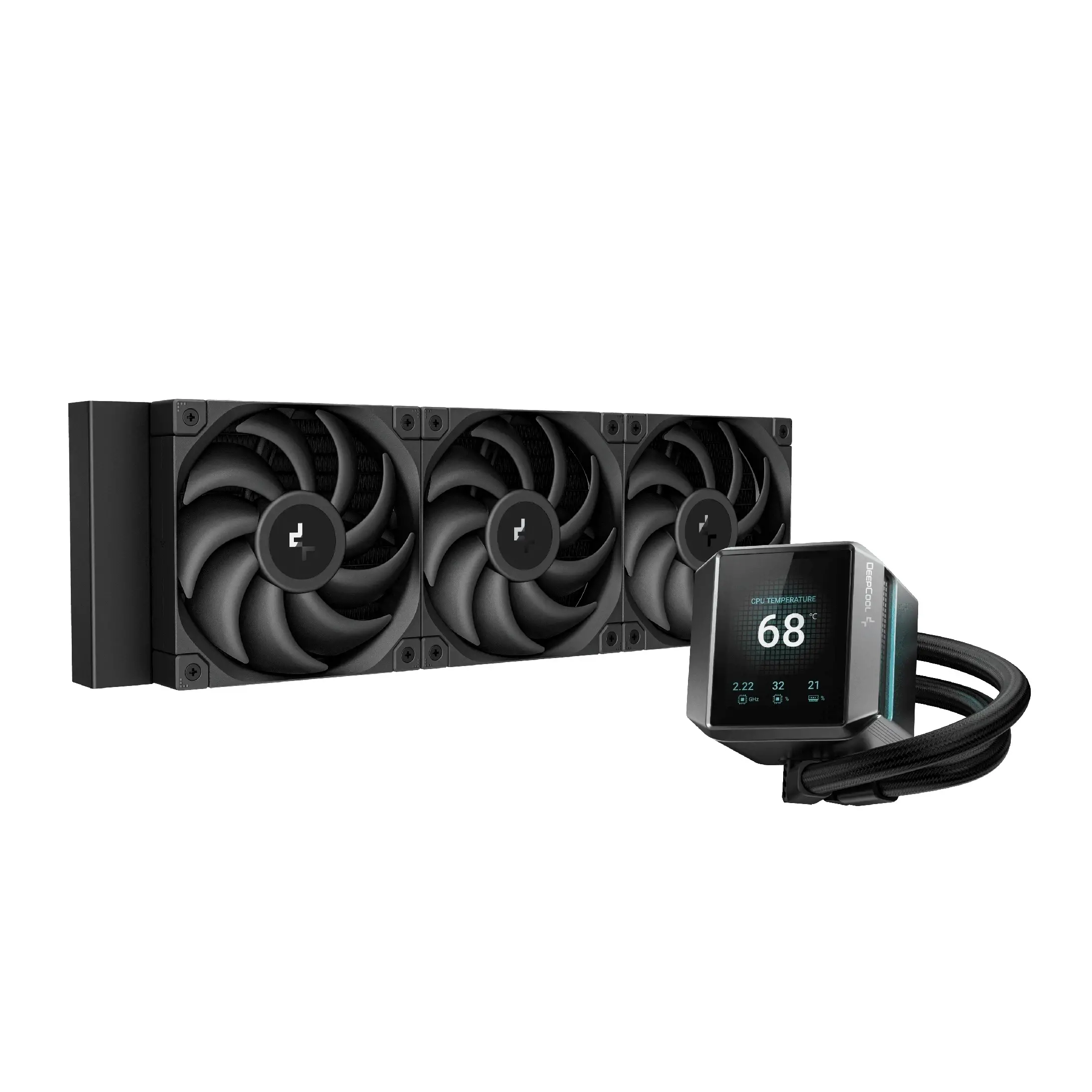 DeepCool răcire cu apă MYSTIQUE 360 - ecran LCD, A-RGB