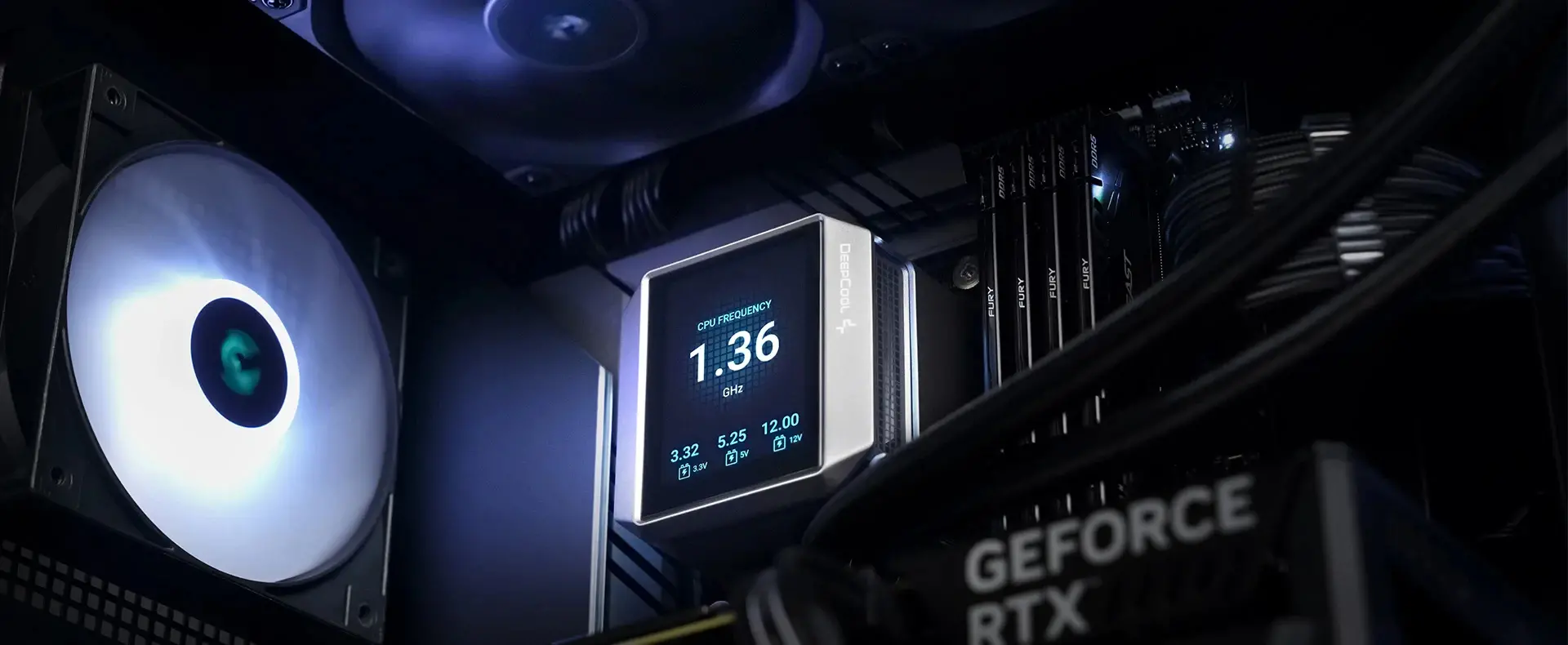 DeepCool водно охлаждане Water Cooling MYSTIQUE 360 - LCD Screen, A-RGB - image 8