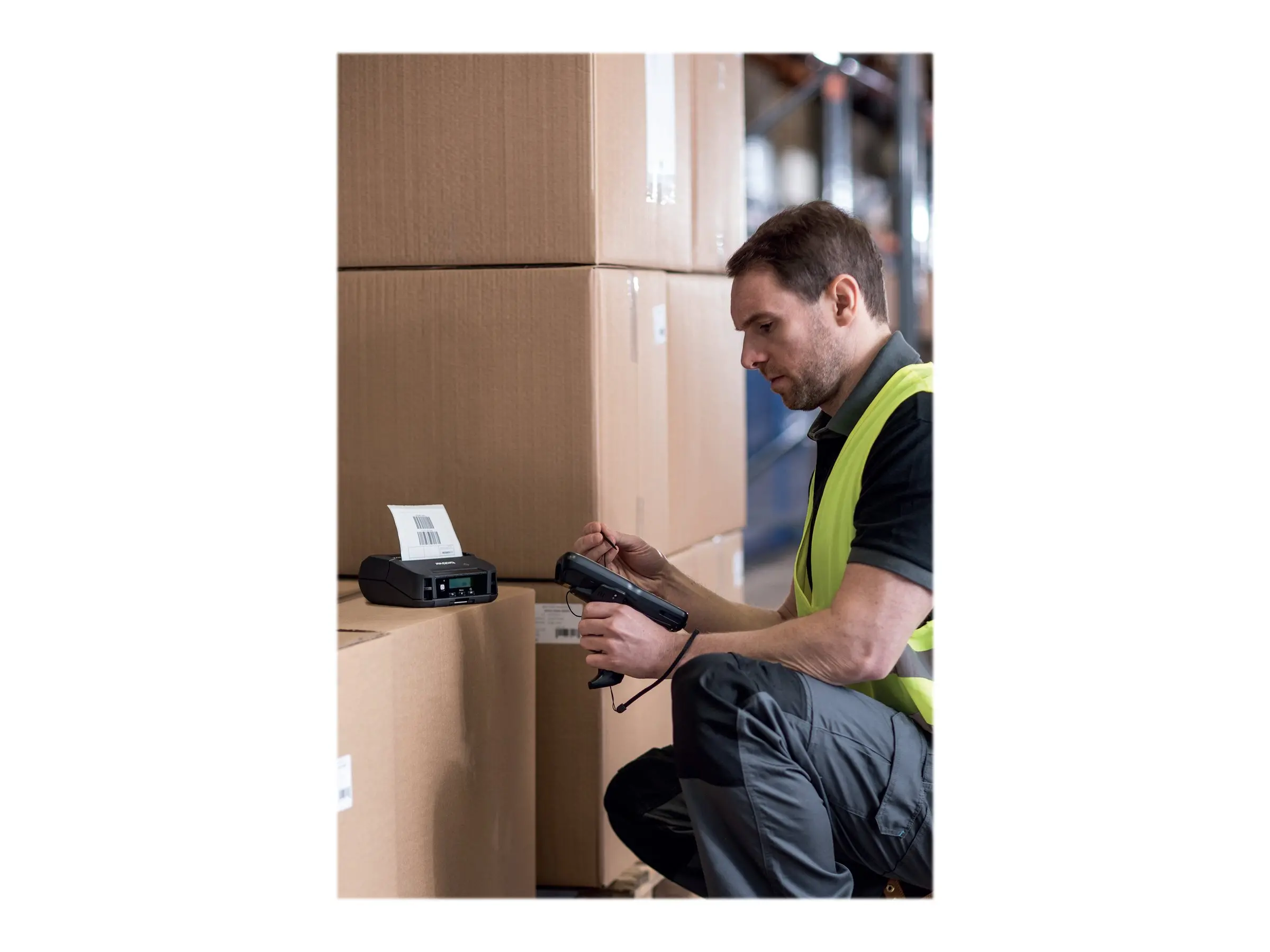 BROTHER RuggedJet RJ-4230B Receipt printer direct thermal Roll 114mm 203x203dpi 127mm/sec USB 2.0 Bluetooth 4.2 - image 2
