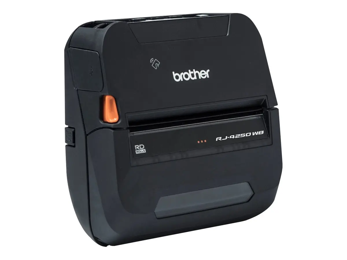 BROTHER RuggedJet RJ-4250WB Imprimantă de etichete termică directă, rolă 113mm 203dpi 127mm/sec USB 2.0 Wi-Fi NFC Bluetooth 4.2 - image 2